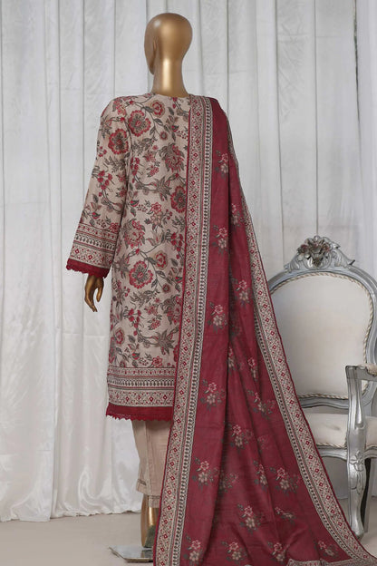 Sada Bahar Printed Khaddar 3 Piece