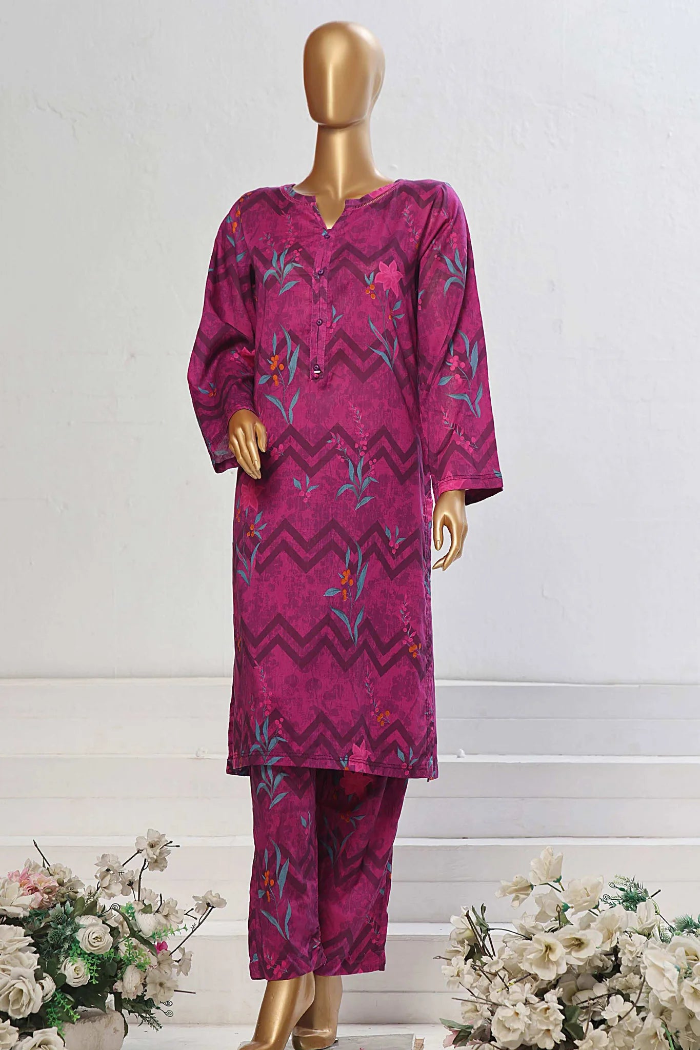 Sadabahar Printed Lawn Co-ord