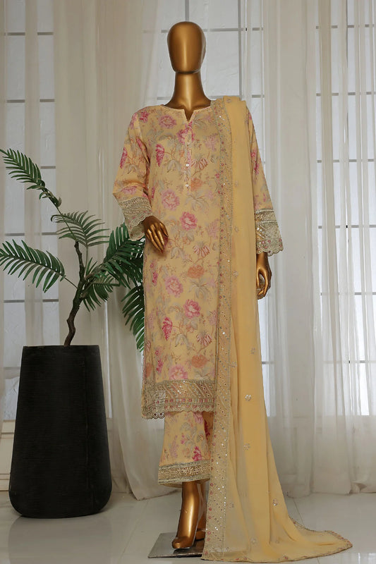Malika by Sadabahar Festive Emb Lawn 3 Piece