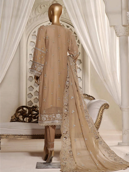 Sadabahar Embroidered Luxury Chiffon 3 Piece Suit