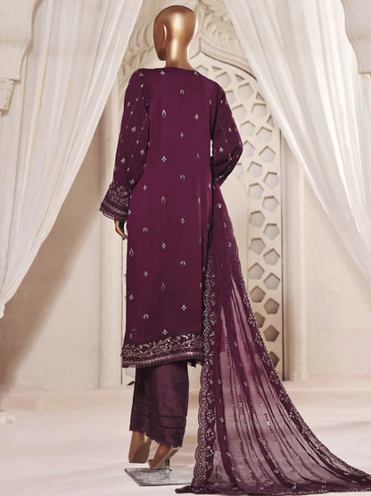 Sadabahar Embroidered Luxury Chiffon 3 Piece Suit