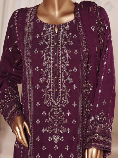 Sadabahar Embroidered Luxury Chiffon 3 Piece Suit