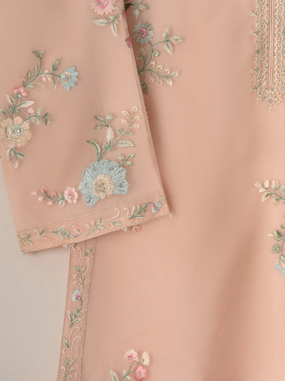 AGHANOOR 3 Piece - Pure Organza Embroidered Suit