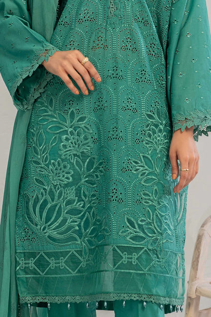 MARIA B. LUXURY EMBROIDERED CHIKANKARI LAWN 3 PIECE SUIT
