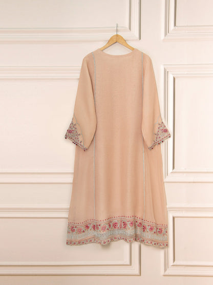 Aghanoor Heavily Embroidered Organza 3 Piece Suit