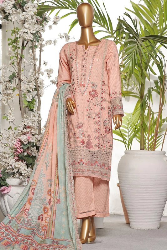 Sadabahar Embroidered Premium Lawn 3 Piece Suit