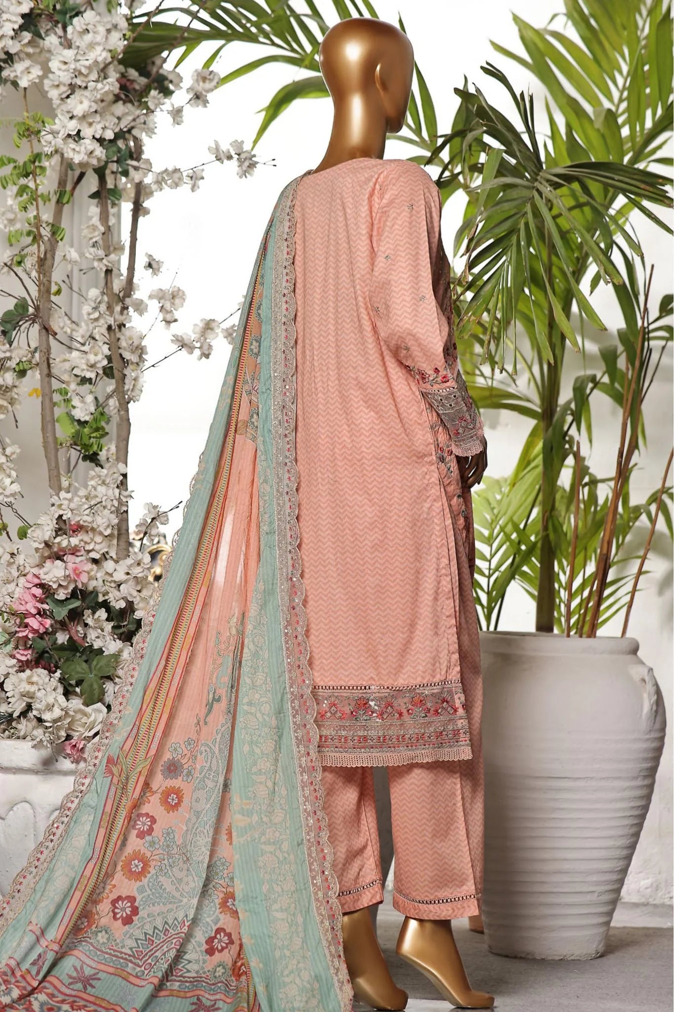 Sadabahar Embroidered Premium Lawn 3 Piece Suit