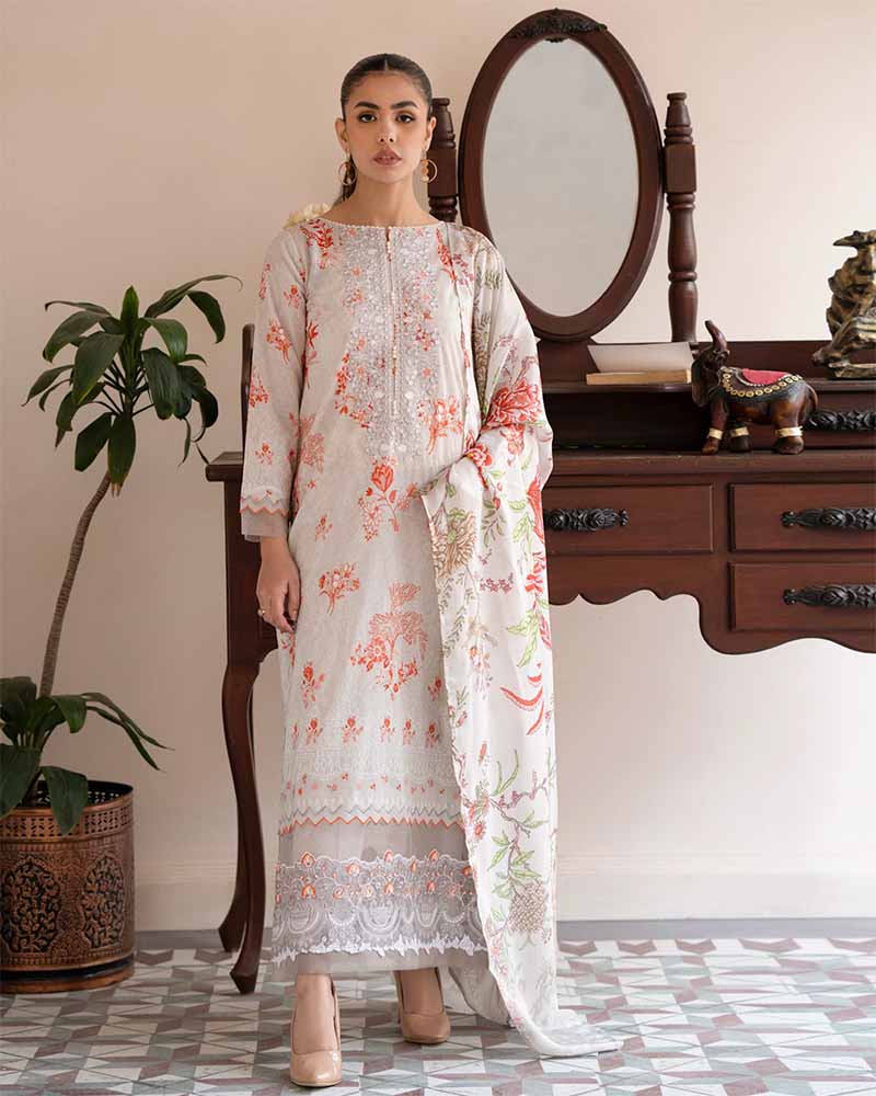 Premium Morja Luxury Lawn 3 Piece Suit