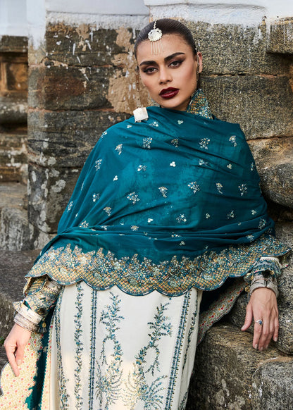 Hussain Rehar Embroidered Luxury Lawn 3 Piece-Veil