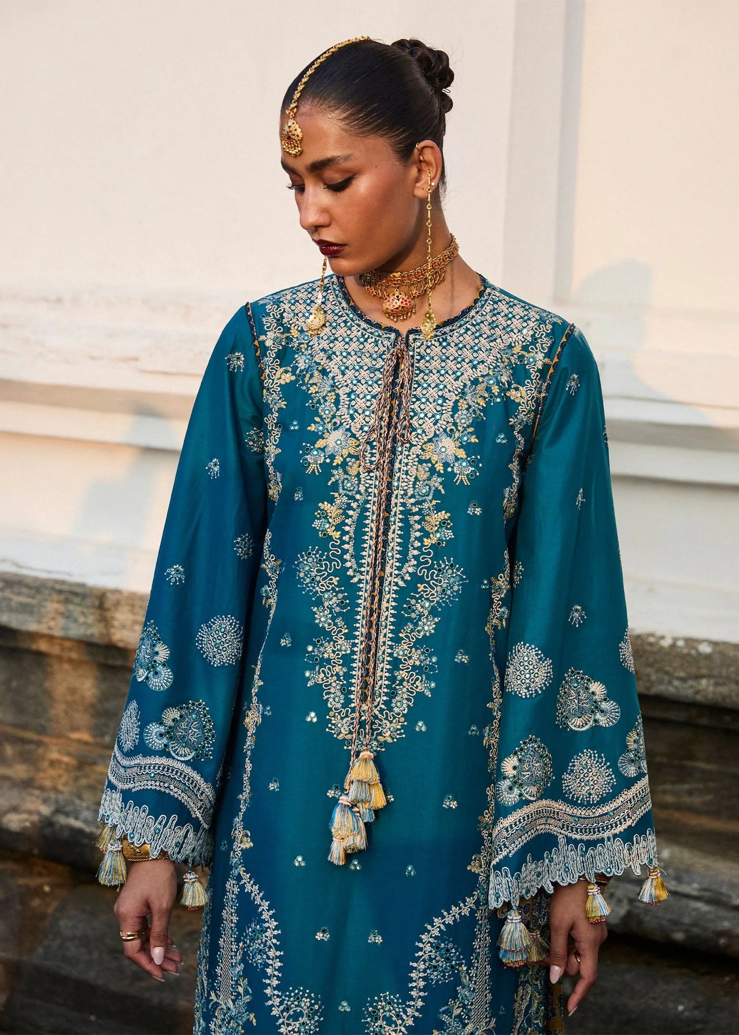 Hussain Rehar Embroidered Luxury Lawn 3 Piece