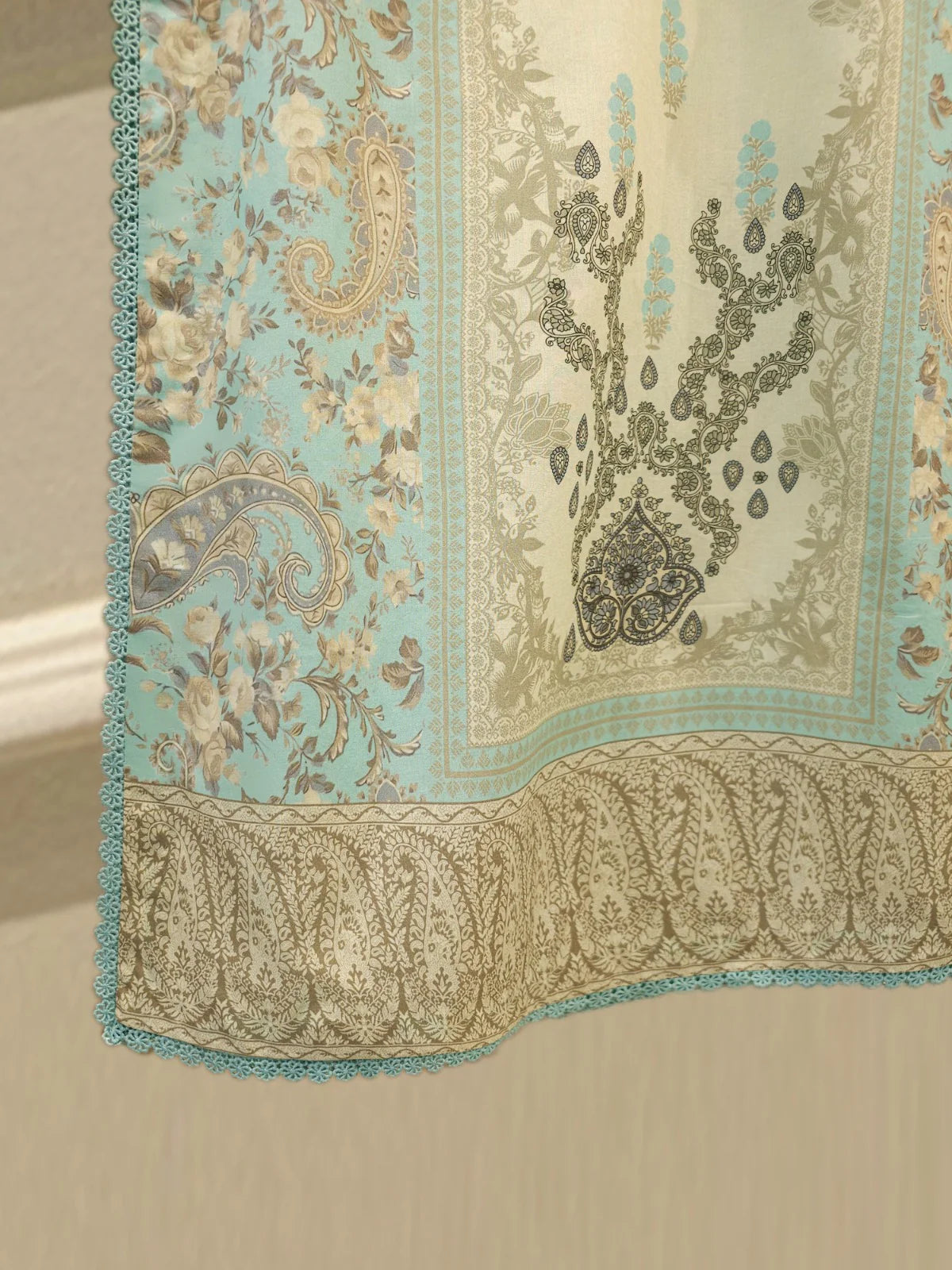 AGHANOOR DIGITAL EMBROIDERED LAWN SHIRT WITH DUPATTA