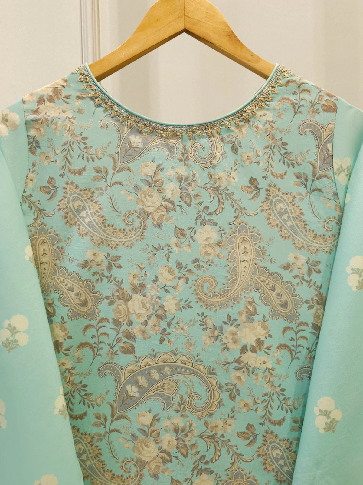 AGHANOOR DIGITAL EMBROIDERED LAWN SHIRT WITH DUPATTA