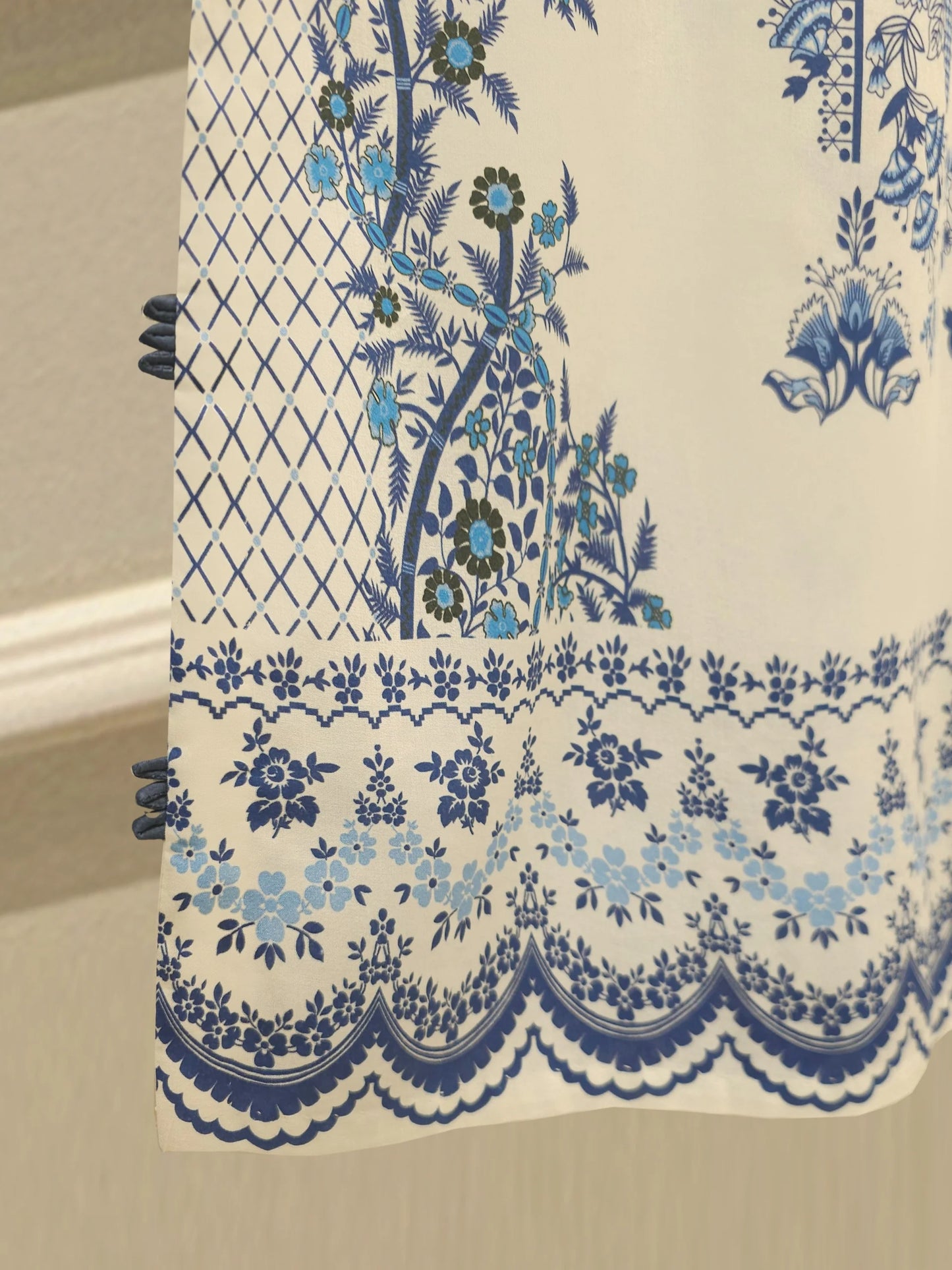 AGHANOOR PURE EMBROIDERED LAWN SHIRT & SILK DUPATTA