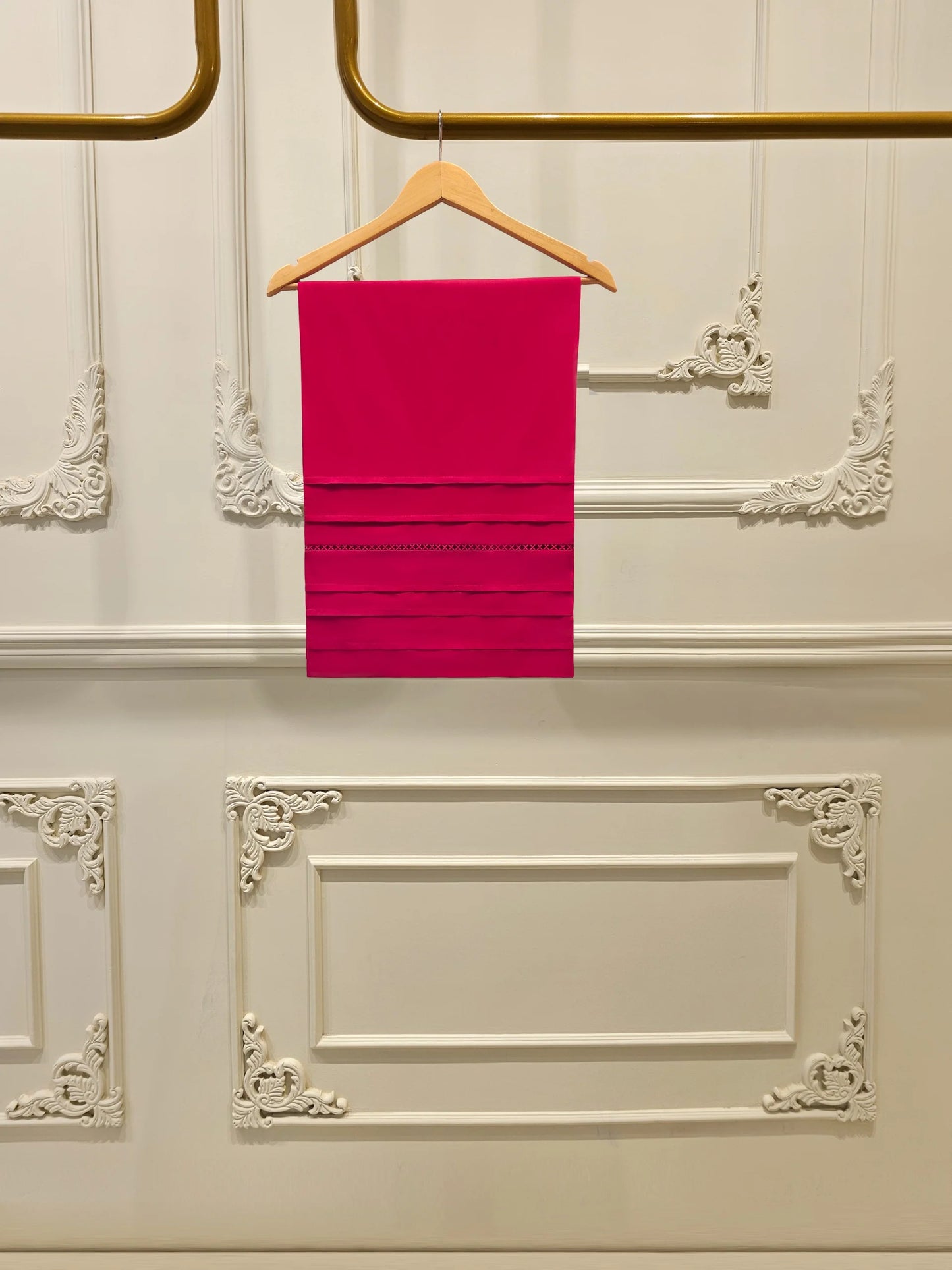 AGHANOOR HEAVILY EMBROIDERED CAMBRIC COTTON SHIRT & PANT