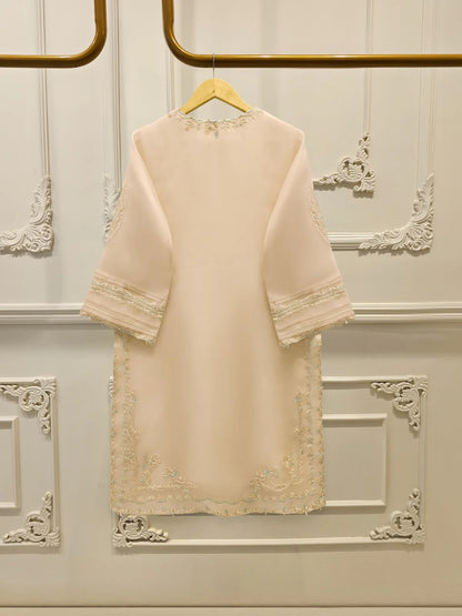 Aghanoor Pure Embroidered Organza 3 Piece Suit