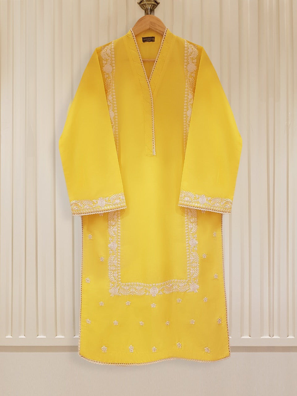 AGHANOOR 2 PIECE CAMBRIC LAWN EMB SHIRT AND DUPATTA