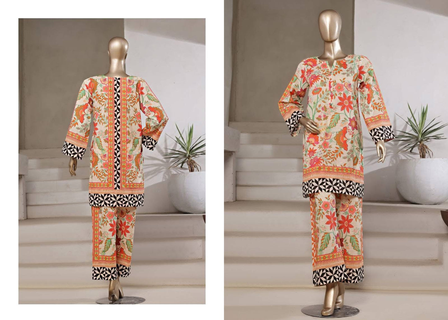 Sadabahar Premium Printed Lawn Co-ord