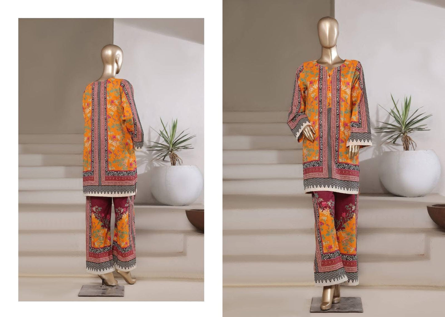 Sadabahar Premium Printed Lawn Co-ord