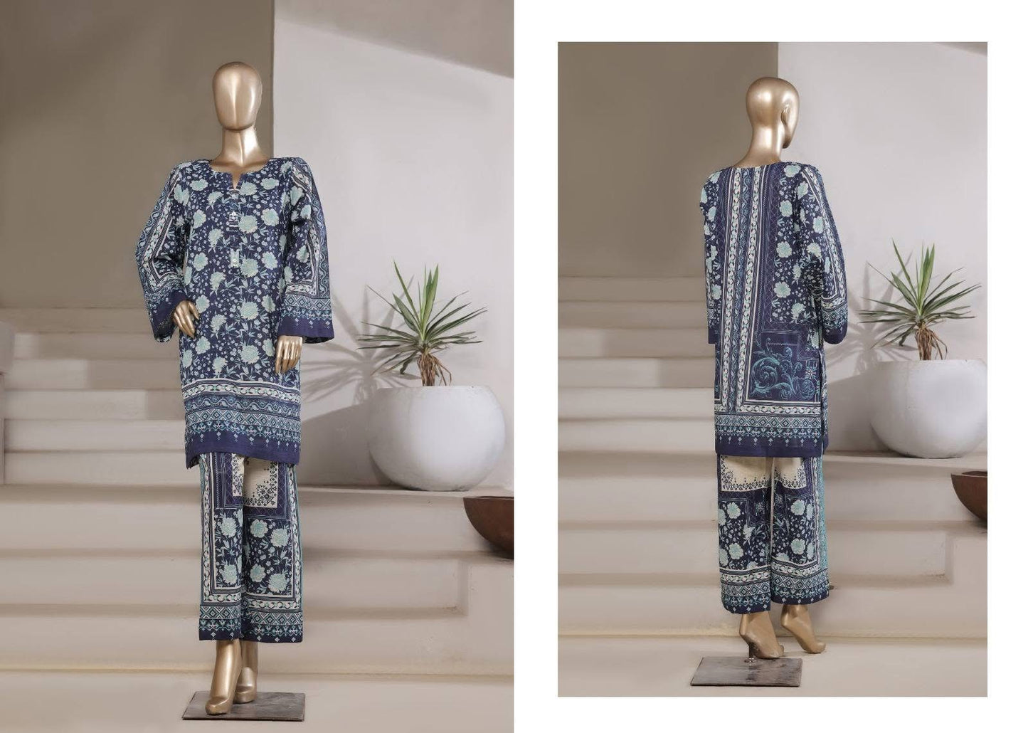 Sadabahar Premium Printed Lawn Co-ord