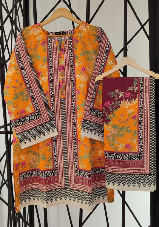 Sadabahar Premium Printed Lawn Co-ord