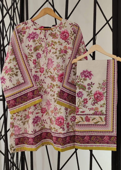 Sadabahar Premium Printed Lawn Co-ord