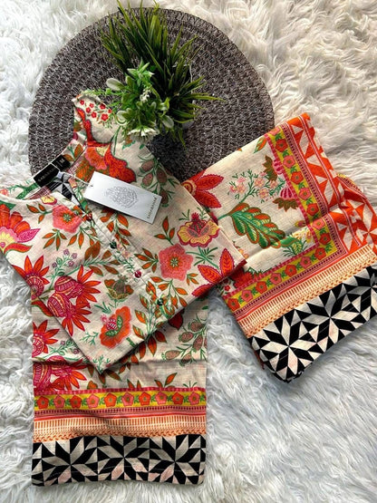 Sadabahar Premium Printed Lawn Co-ord