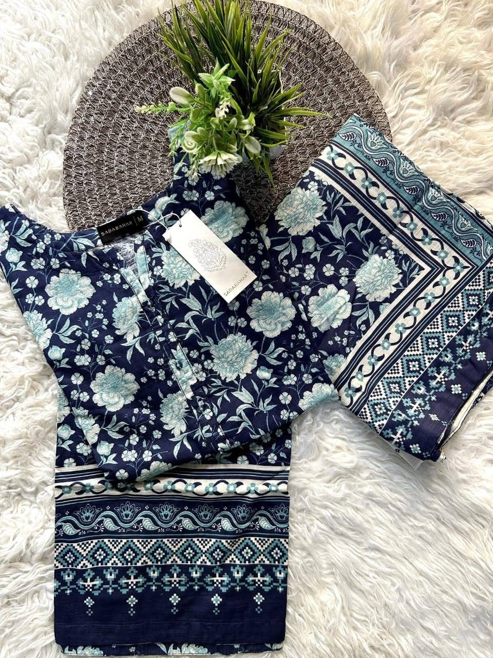Sadabahar Premium Printed Lawn Co-ord