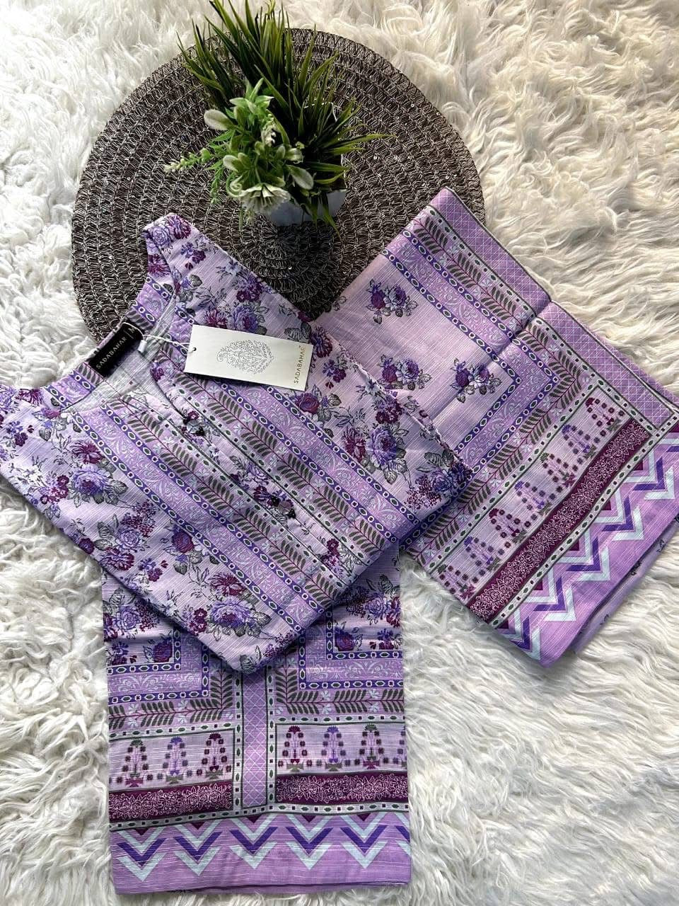 Sadabahar Premium Printed Lawn Co-ord