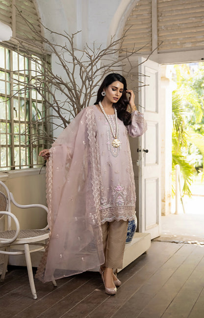 Organza Embroidered 3 Piece Suit