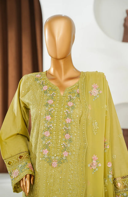 Amna Khadija Embroidered Lawn 3 Piece Suit-Festive Collection