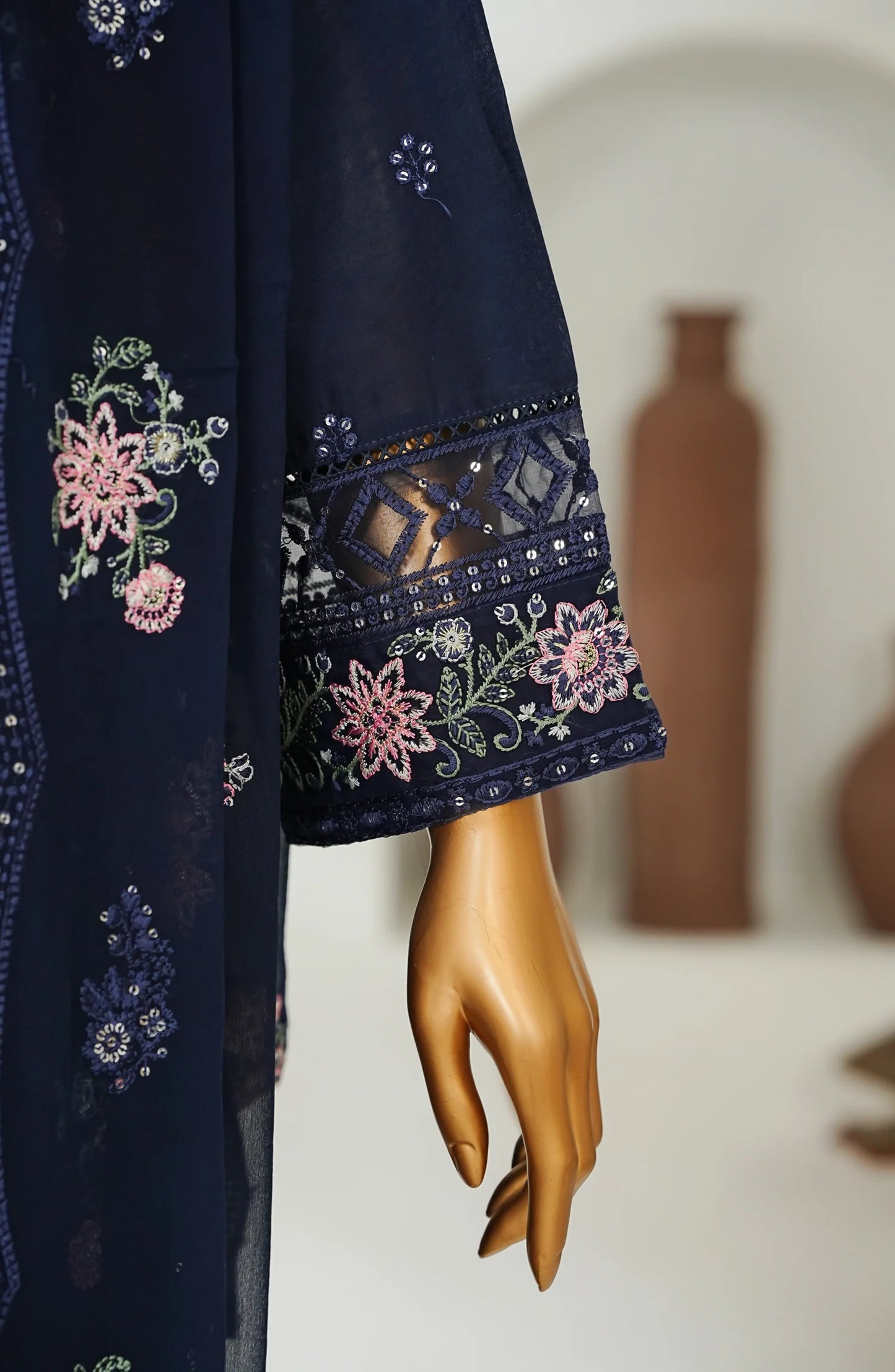 Amna Khadija Embroidered Pret Lawn 3 Piece Suit-Festive Collection