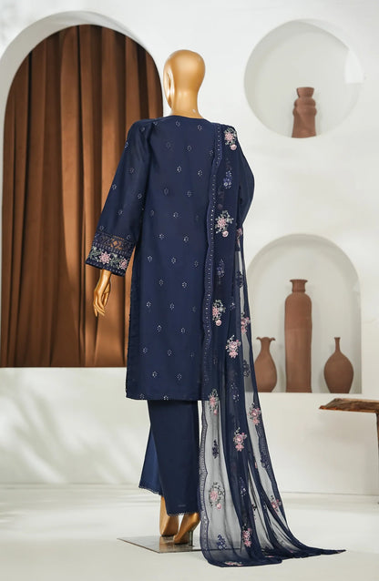 Amna Khadija Embroidered Pret Lawn 3 Piece Suit-Festive Collection
