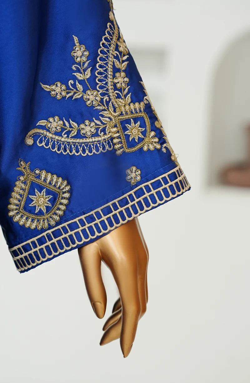AMNA KHADIJA SILK EMBROIDERED CO-ORDS (SHIRT & PANTS)