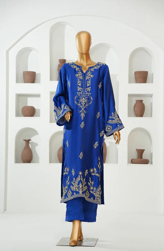 AMNA KHADIJA SILK EMBROIDERED CO-ORDS (SHIRT & PANTS)