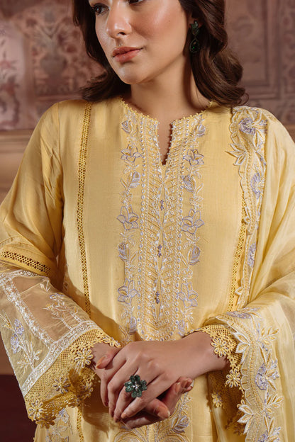 SAHAR Silk Festive Embroidered 3 Piece Suit