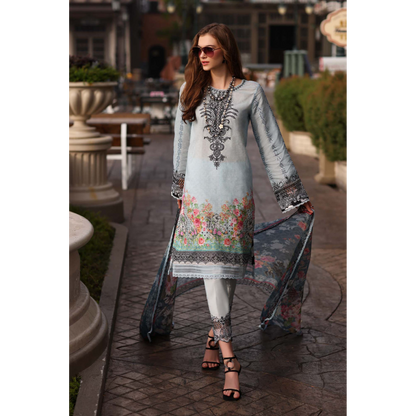 Noor by Saadia Asad Luxe Embroidered 3 Piece Suit