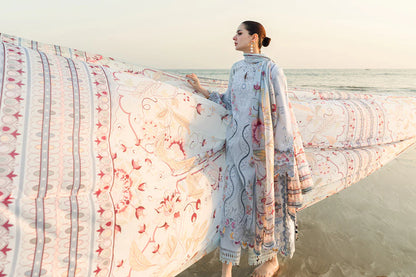 Qalamkar Sahil Luxury Lawn- ISABELLA