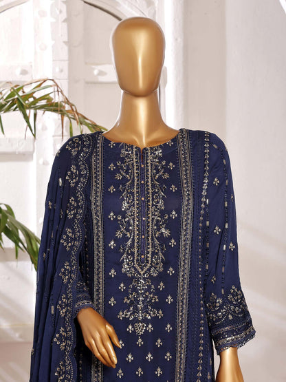 Sadabahar Embroidered Luxury Chiffon 3 Piece Suit