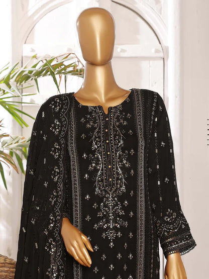 Sadabahar Embroidered Luxury Chiffon 3 Piece Suit