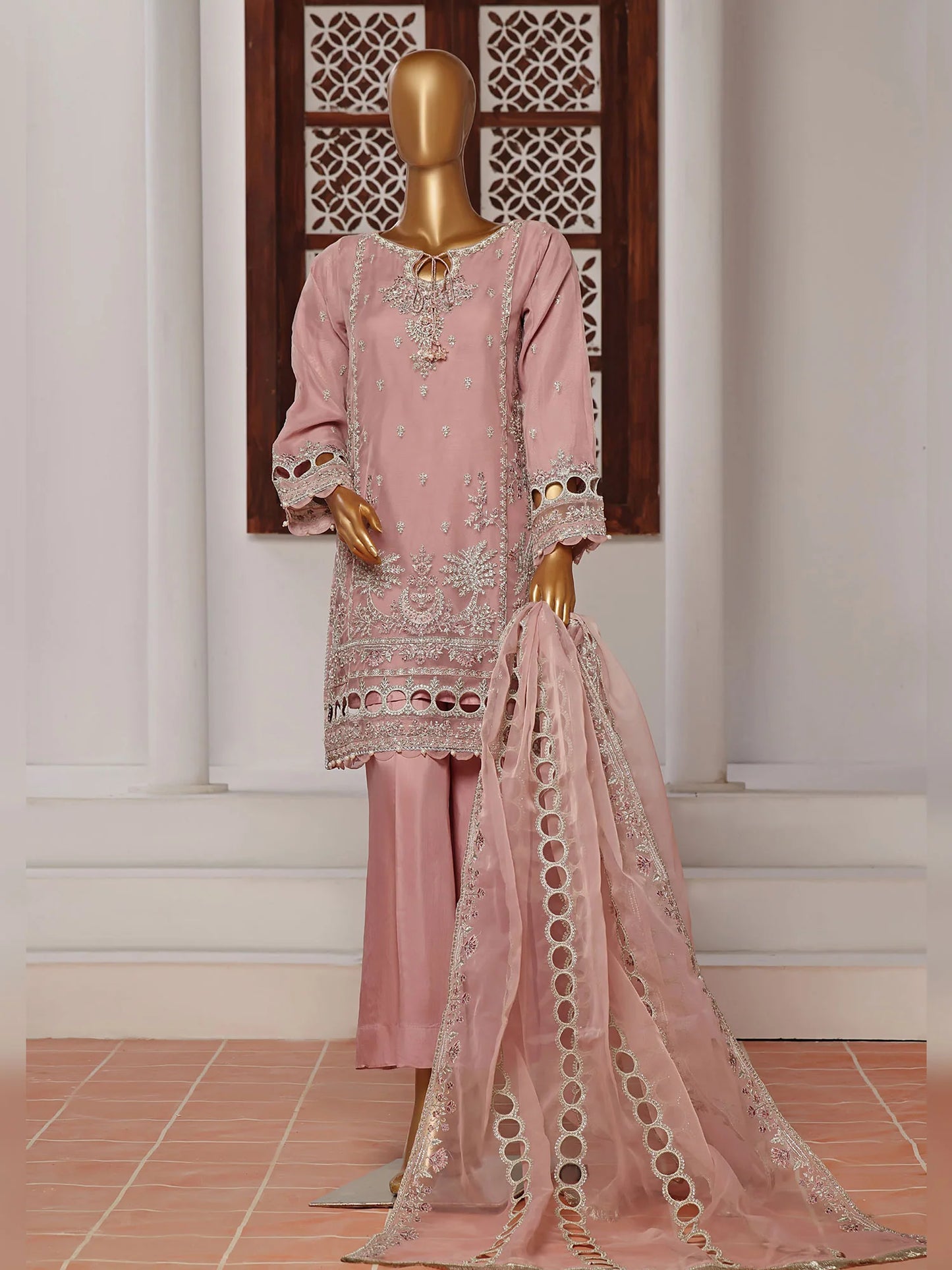 Sadabahar LUXE Festive Formals Organza 3 Piece Suit