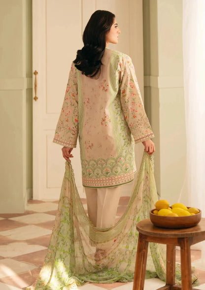 SAHAR Embroidered and Printed Lawn 3 Piece Suit