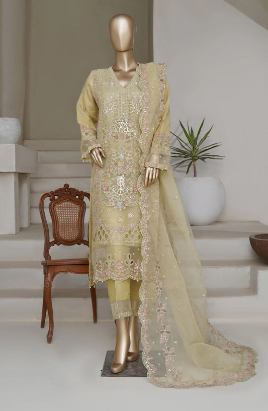 Sadabahar Mahpara Embroidered Organza 3 Piece