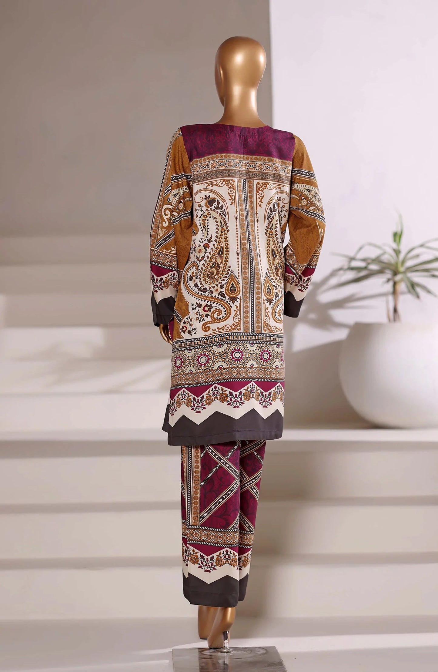 Sadabahar Viscose Linen Printed Shirt & Pants