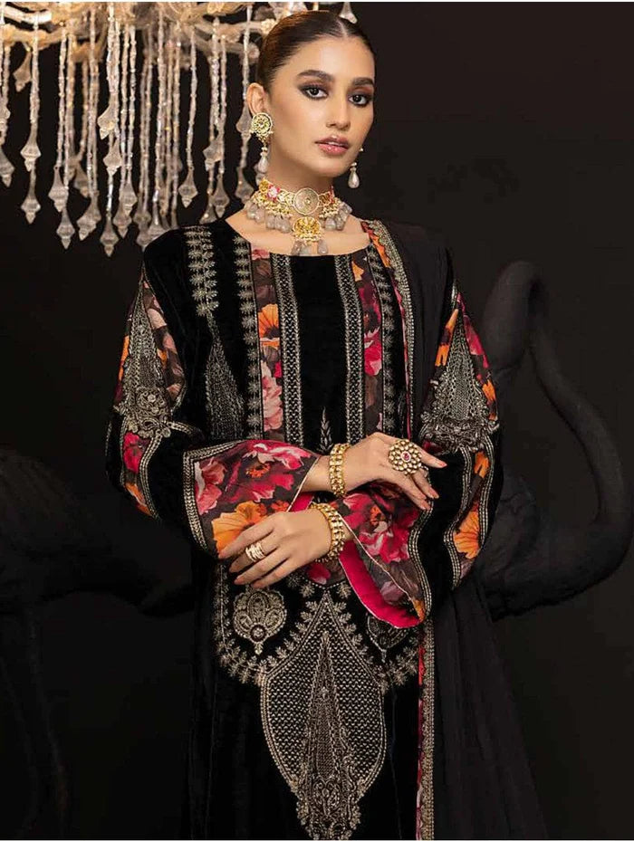 Charizma Pret Embroidered Velvet 3 Piece Suit