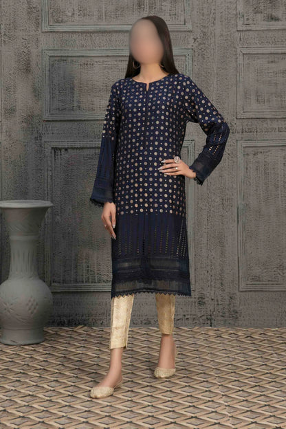 Viscose Silk Embroidered Schiffili Shirt