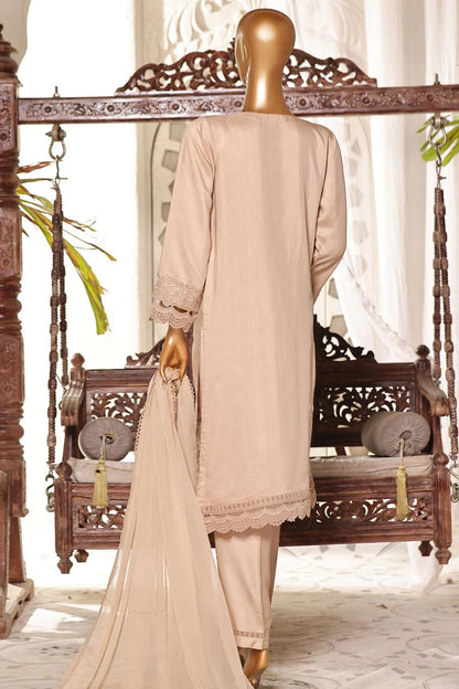 Sadabahar Embroidered Viscose Silk 3 Piece Suit