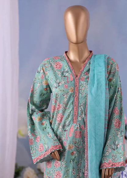 Bin Saeed 3 Piece Lawn Cotton Suit