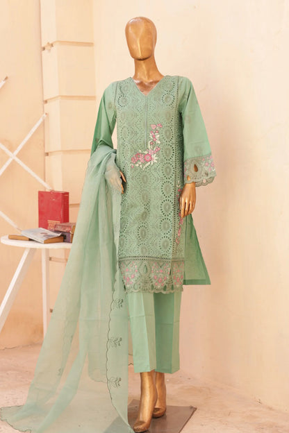 Bin Saeed Embroidered Lawn 3 Piece