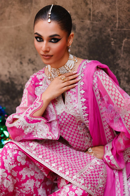 CHARIZMA VASAL READY TO WEAR LUXURY EMBROIDERED CHIFFON 3 PIECE