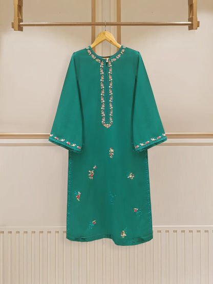 PURE EMBROIDERED JACQUARD LAWN SHIRT